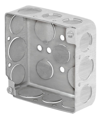 Caja Cuadrada De Acero 4x4 Reforzada, Volteck 46321