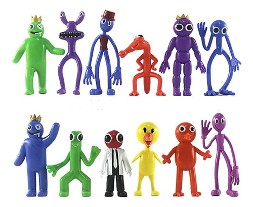 12 Figuras De Acción De Roblox Rainbow Friends, El Mejor Reg