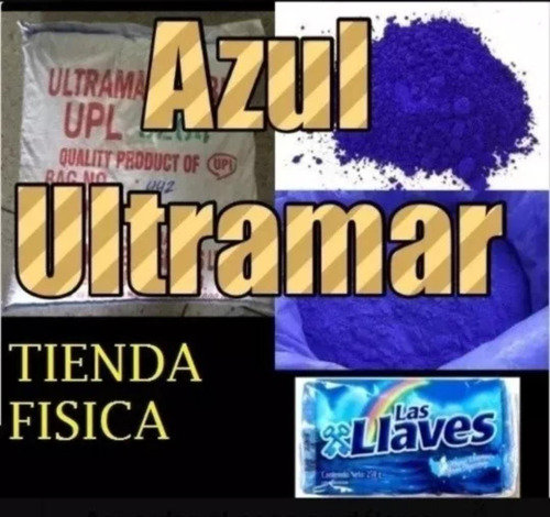 Azul Ultramar De La India Saco 25kg Clase A 100% Pureza