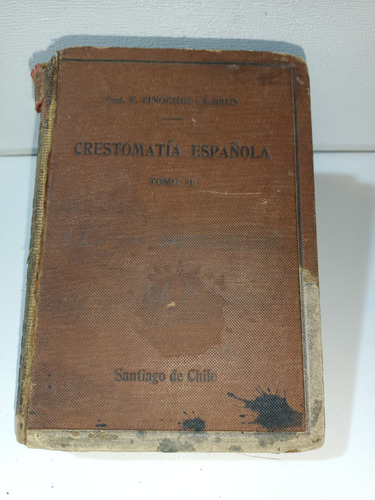 Libro Antiguo Crestomatía Española Tomo Iii