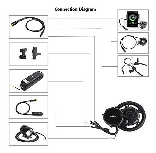 Bafang 48v 750w Kit De Conversión De Bicicleta Eléctrica De