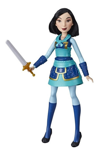 Nova Boneca Disney Princesas Mulan Guerreira Hasbro