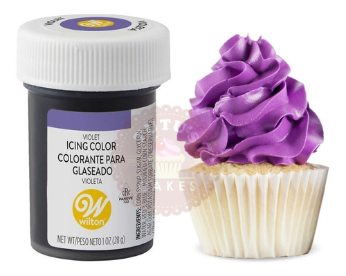 Colorante Comestible En Gel Violeta 28gr Wilton 