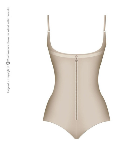 Imagen 5 de 6 de Faja Colombiana Salome Moldeadora Body Con Tiras 351 Negro