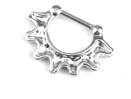 Piercing De Anillo De Nariz Con De Septo De Calavera De