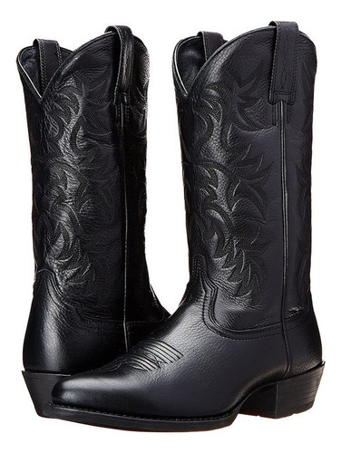 Botas Vaqueras Bordadas De Tacón Alto Midwest Para Hombre