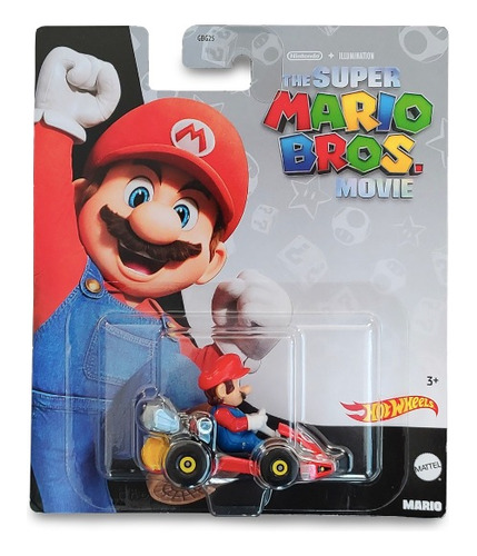 Hot Wheels Super Mario Bros Movie Mario Kart Diecast