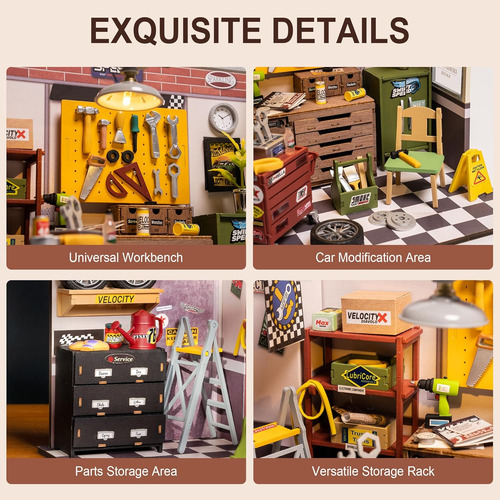 Robotime Kit De Casa En Miniatura Diy Mini Casa De Muñecas T