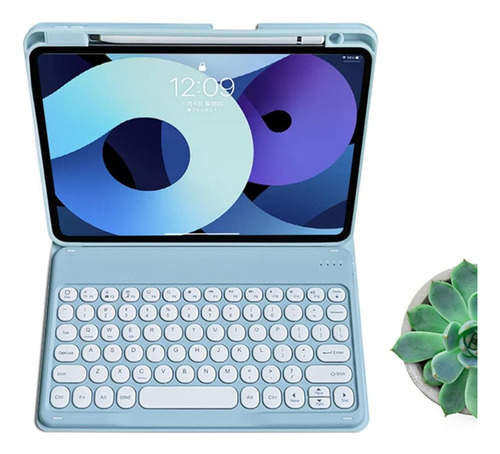 Funda Con Teclado Marca Kaitesi / Para iPad 10.9  / Misty