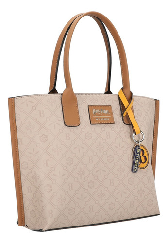 Bolsa Tote Mujer Harry Potter W Capsule Tan Hbdissolve3cw Acabado De Los Herrajes Oro Diseño De La Tela Gráfico