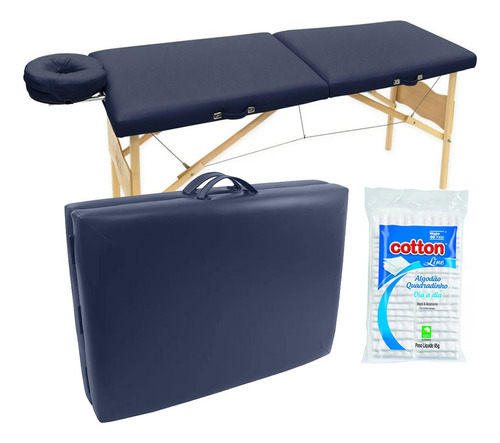 Maca Legno Estética Consultório 300kg Maleta, Brinde Algodão