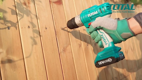 Taladro Atornillador Inalambrico 12v 2bat Total Tdli1222