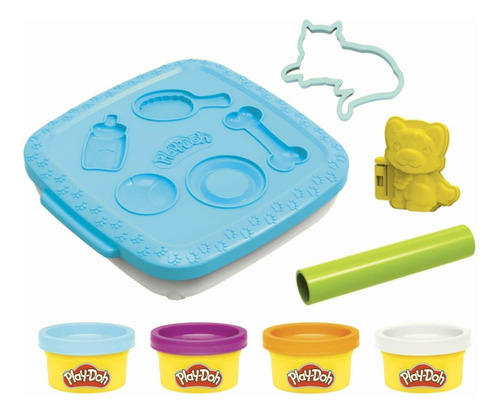 Play-doh Set De Juego Mascotas Play-doh Con Recipiente De