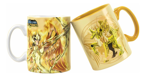 Colección De 12 Mug Saint Seiya - Los Doce Caballeros De Oro