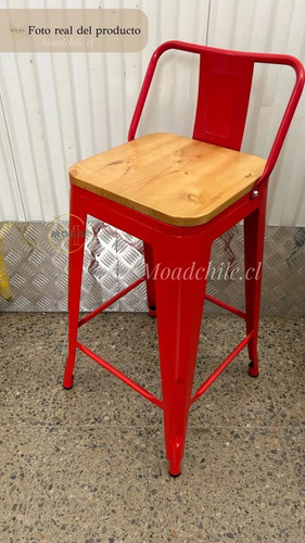 Pack 2 Piso De Bar Tolix 77 Cm Altura