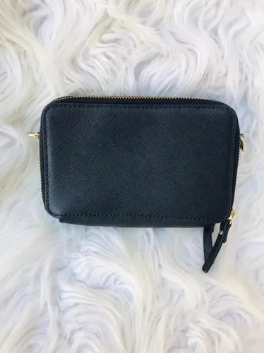 Bolsa negra kate spade best sale