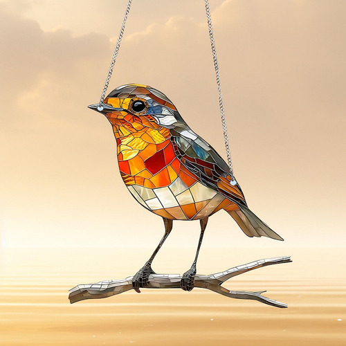 Adorno Colgante De Pájaro En 2d Para , Decoración De