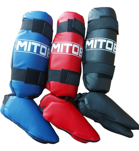 Protector Tibial Con Empeine Para Chicos - Junior - Mitobox