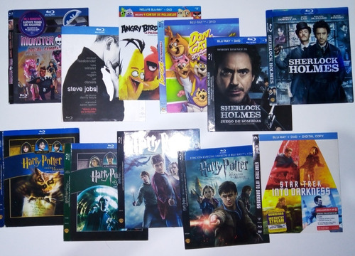 4 Slipcovers Para Bluray Harry Potter