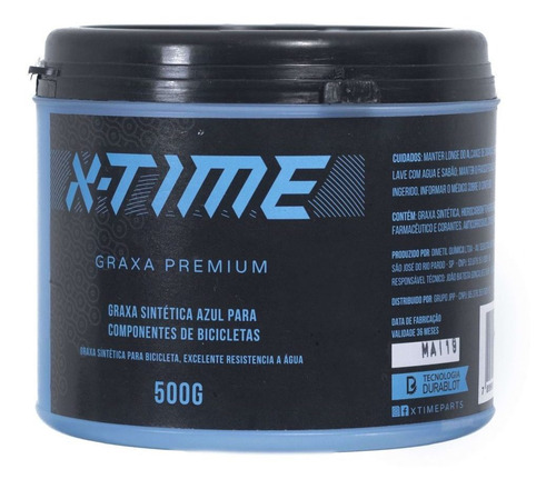Graxa X-time Azul Premium Anticorrosiva Sintética 500g