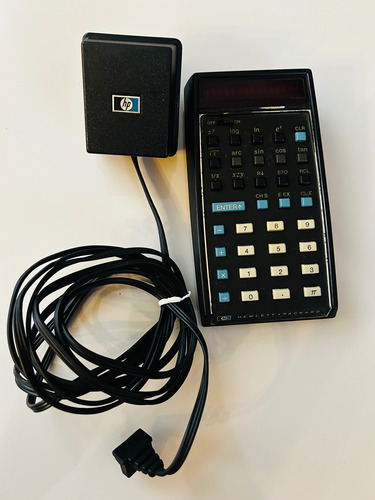 Calculadora Científica Hp-35 Com Fonte Original Raríssima!! Preto (Usado)