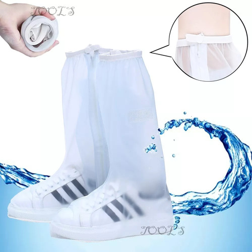 2 Pares Cubre Zapatos De Lluvia (galochas) Reutilizables