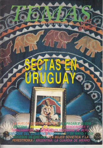 1988 Revista Temas De Mate Amargo Nº 6 Uruguay Tupamaros