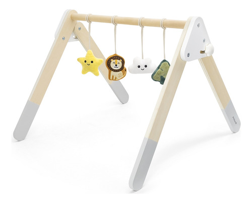 Gimnasio Plegable Infantil Polar B Madera Universo Binario