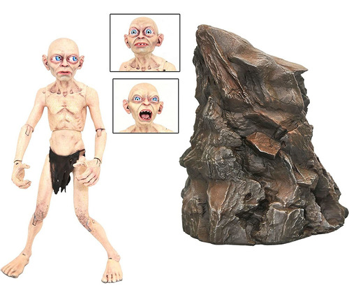 El Señor De Los Anillos: Gollum Deluxe Figura De Acciã...