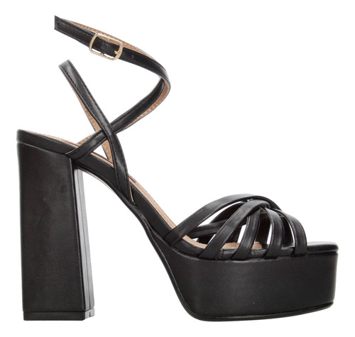 Sandalias Salamandra Negro Para Mujer [sal85]