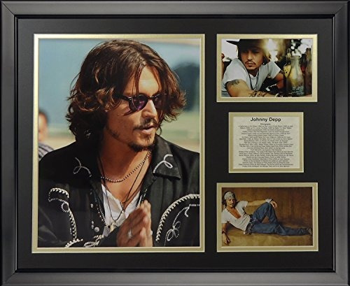 Legends Never Die Johnny Depp Collage De Fotos Enmarcadas, 1