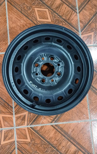 Llanta Fiat Uno Fiorino Fire R13 4x100 Chapa Original Negro
