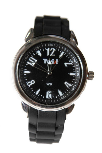 Relógio Curren Preto Masculino Adultos Branco Twik
