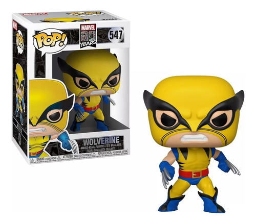 Funko Pop Marvel 80 Years - Wolverine #547 + Protector