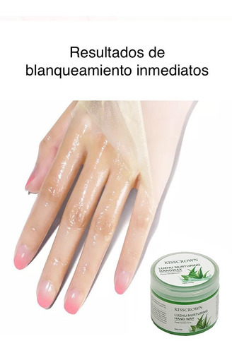 Imagen 6 de 7 de Mascarilla De Aloe Vera Para Manos Y Pies Exfoliar Blanquear