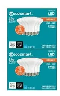 Bombillo, Focos Led, Ilum Ecosmart Equivalente A 65 Vatios B