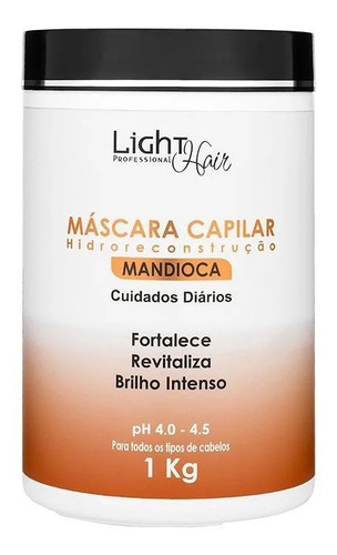 Máscara Capilar Mandioca Light Hair 1kg