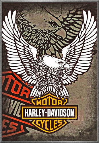 Cuadro Motos ' Harley Davidson Cycles ' Harley