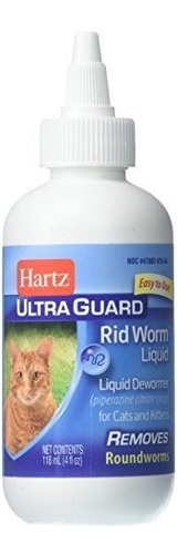 Hartz Ultraguard Gusano Deshacerse Líquido Para Gatos.