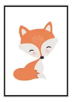 Comprar Kit X4 Laminas Imprimibles Animales Del Bosque (sin Flores)
