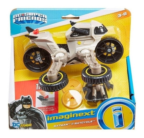 Figura Vehículo Batman Batimoto Imaginext Dc Comics M5649 Ub