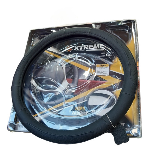 Forro Volante Xtreme 100% Cuero Negro Oem Fv0201