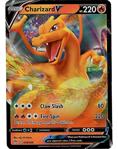 Cartas Coleccionables Charizard V - 19/189