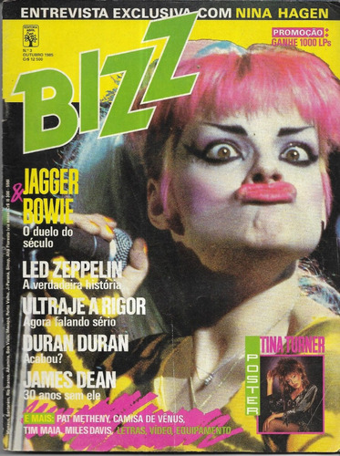 Bizz Nº 3 - Nina Hagen - Jagger & Bowie - Led Zeppelin 