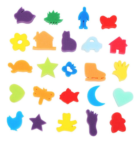 24 Piezas Colores Diferentes Formas Niños Artesanía