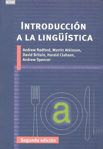 Introduccion A La Linguistica - Aa.vv