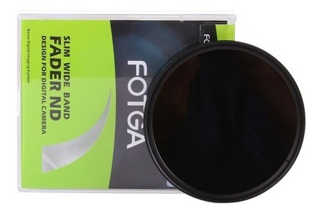 ENET Lente de filtro de densidad neutra variable ND2 a ND400 Fader de 67 mm ajustable con caja