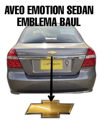 Chevrolet Aveo Emotion Emblema Baul