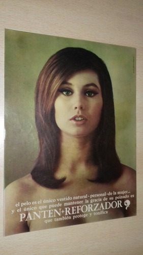 P533 Clipping Publicidad Shampoo Reforzador Panten Año 1967