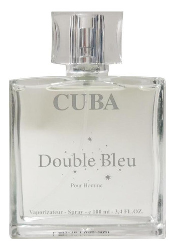 Perfume Cuba Double Blue Masculino 100 Ml